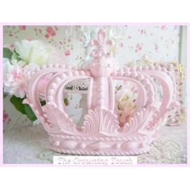 Pink Princess Girls Room Crib or Bed Crown Canopy / Sweet Table Party Decor