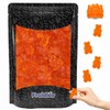 Fruidles Orange Gummi Bears Candy, Fruit Flavors Gummies, Allergy Friendly,