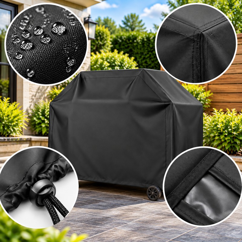 Heavy Duty Grill Cover for Outdoor BBQ Protection – Waterproof