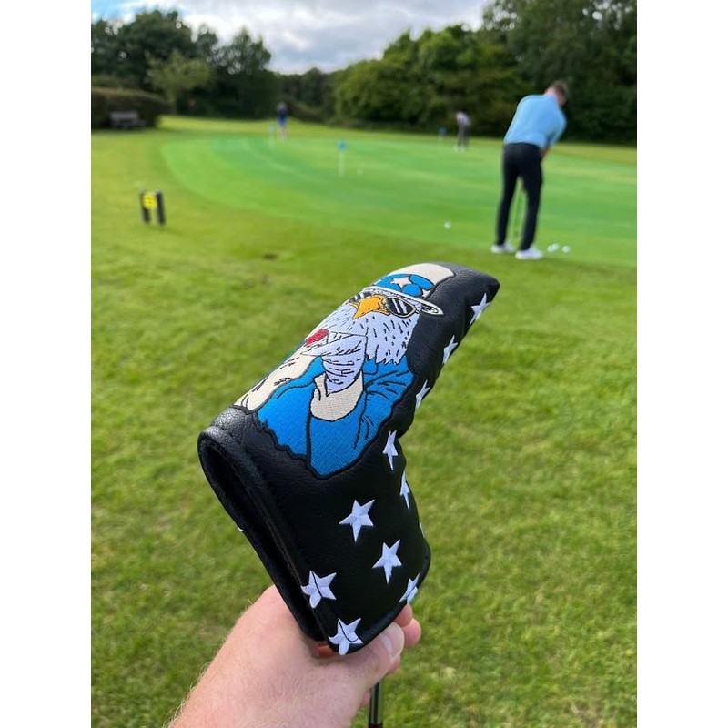 Magic Eagle Golf Putter Headcover Magnetic Closure Golf Blade Putter