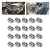 20PCS Self Tapping Insert Stainless Steel Slotted Wire Thread Repair