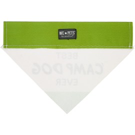 Best Camp Dog Ever - Large Dog Pet Slip On - 12" x 8"- with 2" Hole to Insert Collar