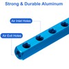 PATIKIL Air Manifold, 6 Way 9 Port PT 1/4" Aluminum