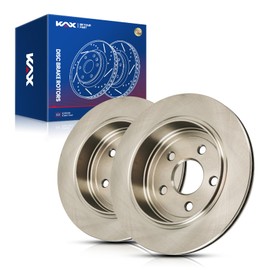 KAX Disc Brake Rotors Fit For Jeep Grand Cherokee 2011-2021, Dodge Durango 2011-2023, Jeep Grand Cherokee WK 2022, Automotive Replacement Brake Rotors Pair of 2# 53063