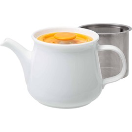 Saikai Pottery Hasami Ware 20408 Orange Teapot (With Super Stainless Steel Tea Strainer) Approx. 18.3 fl oz (525 ml), Made in Japan 20408