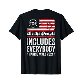 Kamala Harris Tim Walz 2024 We The People Includes Everybody T-Shirt