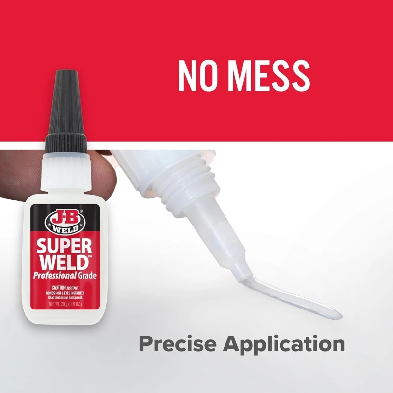 J-B Weld 33120H SuperWeld Adhesive Clear Super Glue 20g
