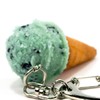 Food Sample Key Holder, Ice Cream (Mint) 091 OK