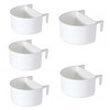 Moondown Farm 7.5cm White D Cup 5 Pack Animal Feeding