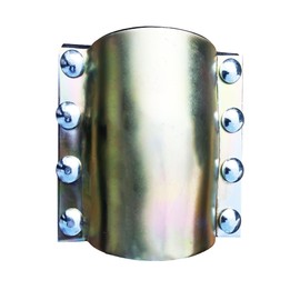 Water Pipe Repair Clamp,OD of The Applied Pipe is About 3 inch,Leak Sealer for Pipes and Plumbing,Length 7.09 inch,Suitable for Steel Pipe,Iron Pipe and PE/PPR Pipes