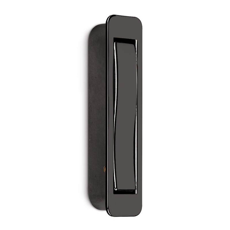 Einlass Klapphaken Zilly 80 x 20 x 14 mm Chrom