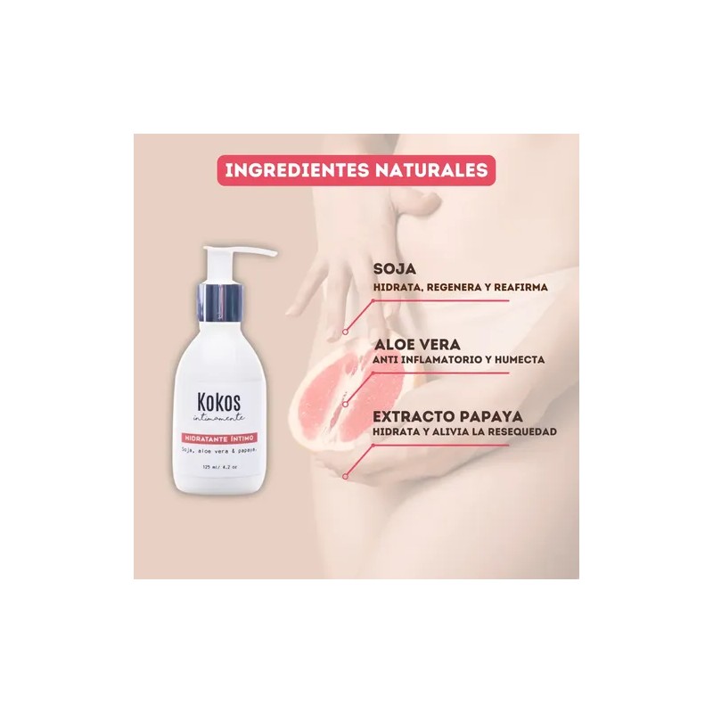 Hidratante Vaginal, Kokos Organic, Alivia La Resequedad