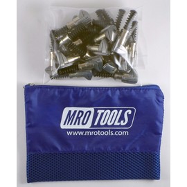 KSG3S25 3/4 x 1/2 Cleco Side-Grip Clamps (SET OF 25) w/ Mesh Carry Bag