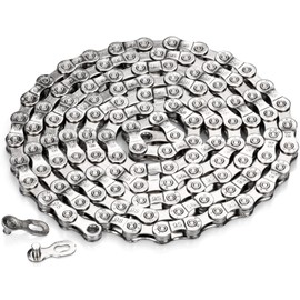 OLCANA 9 Speed Bike Chain 116 Links 1/2 x 11/128 inch High Strength Bike Chain with Missing Link Connector for Shimano SRAM Campagnolo X9