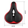 Poilee A012 Bicycle Saddle, Butt Painless, Shock Absorption, Perforation, Soft