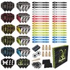 MageRabbit Dart Accessories Kit, 36 Dart Flights, 45 Dart Shafts,