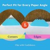 Sun-Star Stationery Clip Corner Clip Mt. Fuji Clip Light Blue