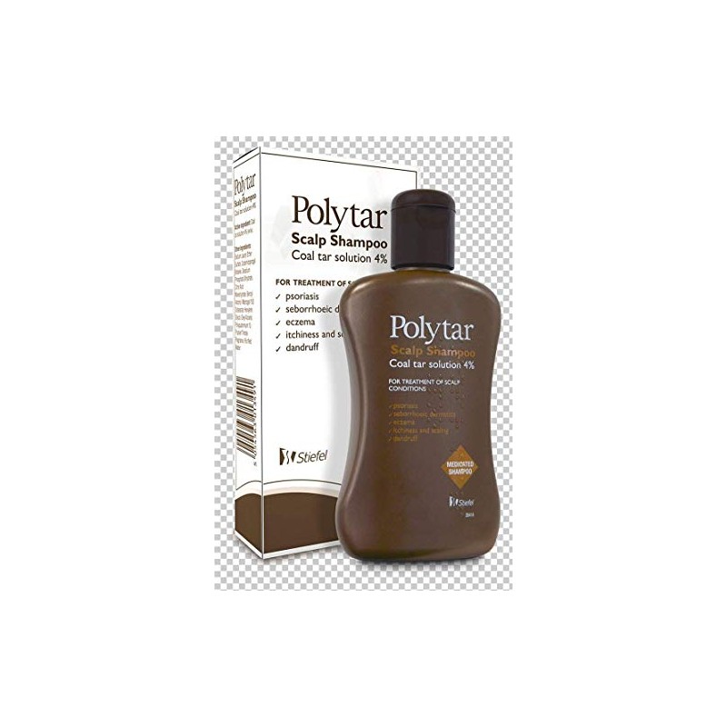 Polytar Stiefel Shampoo for Treatment of Seborrhoea, Psoriasis, Dandruff and