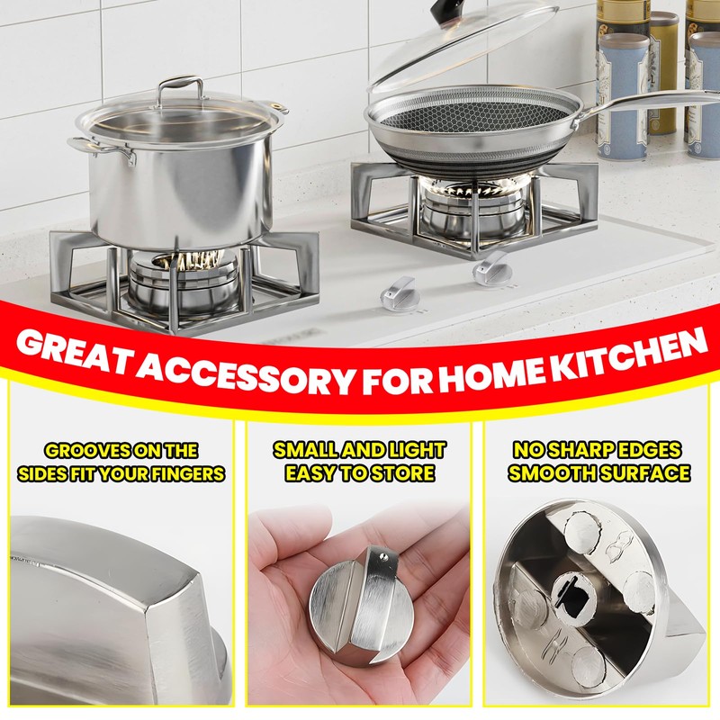 Knob Switch for Ovens, 8 Pieces Oven Switch Hob Control