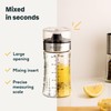 SILBERTHAL Glass Salad Dressing Shaker 300ml with Printed Recipes