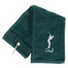 Always Looking Good Golf Towel for Dad Dark Green Luxury