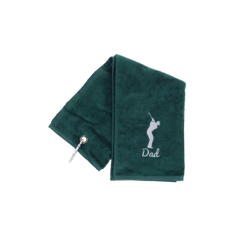 Always Looking Good Golf Towel for Dad Dark Green Luxury