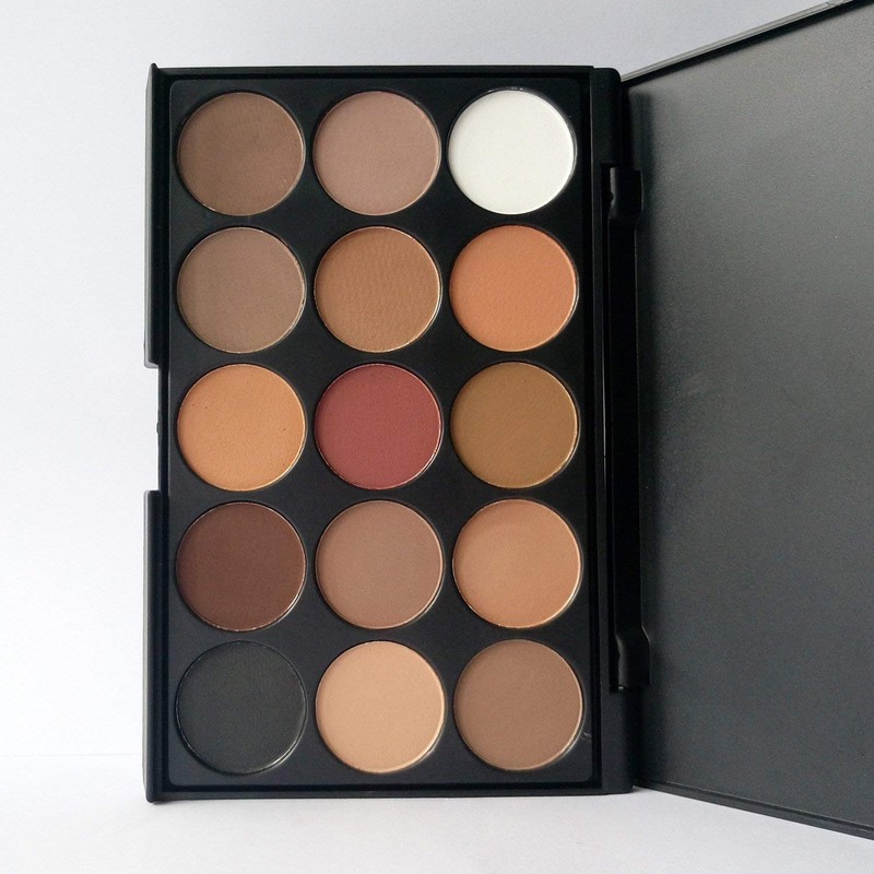 JasCherry 15 Colours Shimmer Eyeshadow Makeup Palettes - Sleek Powder