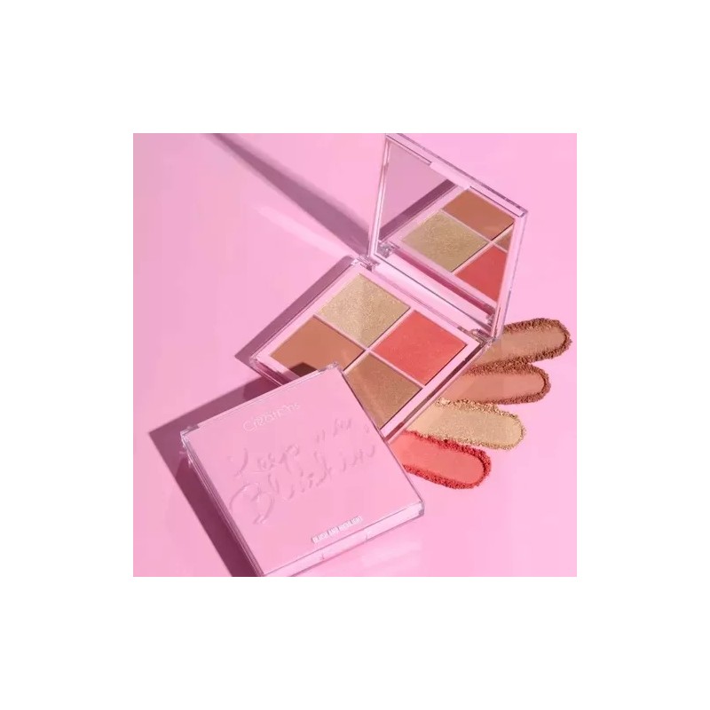 Beauty Creations Paleta De Rubor Iluminador Keep Me Blushin Beauty