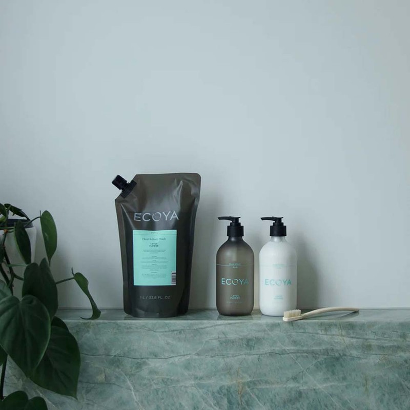 Ecoya-Lotus Flower Hand & Body Wash Refill 1L