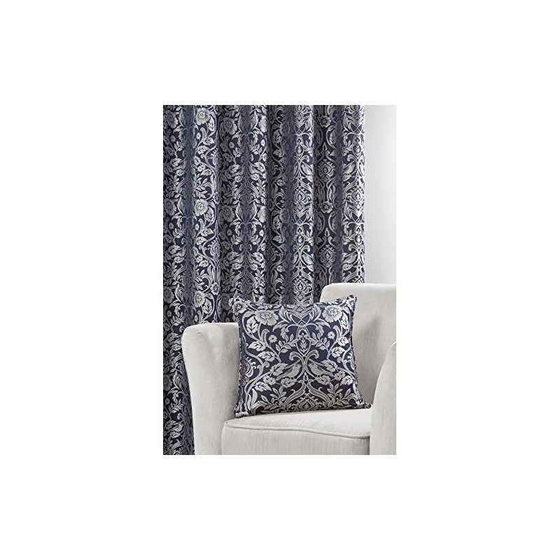 Emma Barclay Eden - Jacquard Cushion Cover in Navy -