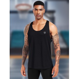 NELEUS Men's Workout Running Tank Top Sleeveless Gym Athletic Shirts Pack of 6 Pack of 6,5171,Black(6pcs),2XL