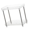 Makeup Organizer Rack Detachable Cosmetic Storage Shelf with Clear Acrylic
