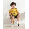 Derouetkia Baby Boy Clothes Short Sleeve Dinosaur Animal Print Tops