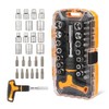 Hoteche 26 Piece T-Handle Screwdriver and Socket Set | T-Handle