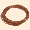 CALFOVERA 10M x 1MM Round Cowhide Genuine Leather Cord for