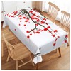 Swono Japanese Cherry Table Cloth Ink Painting Flower Blossom Cherry