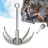 Stainless Steel Grappling Hook 4 Claws Rock Climbing Folding Hook