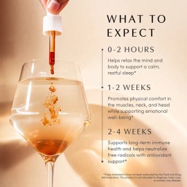 Metabolism & Sleep Support Herbal Liquid Drops AM to PM Formula, Daily Wellness Blend, Includes Spoon, Made in USA, 2-Pack Day & Night Support