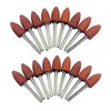 18Pcs Bullet Shape Abrasive Mounted Stone Grinding Tool for Dremel