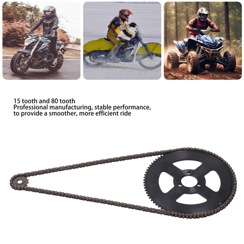 25H Chain Sprocket Set Steel 10mm 15T Front Sprocket 29mm