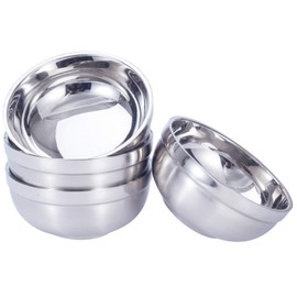 Mirenlife 31 Oz Stainless Steel Bowl Set, Double-walled Insulated Bowls for Cereal, Soup, Ice Cream, Rice, Noodles, Salad, Kids Snacks, Set of 4