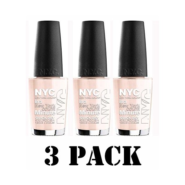 New York Color in a New York Color Minute Quick Dry Nail Polish - Prospect Park Bloom(3 Pack)