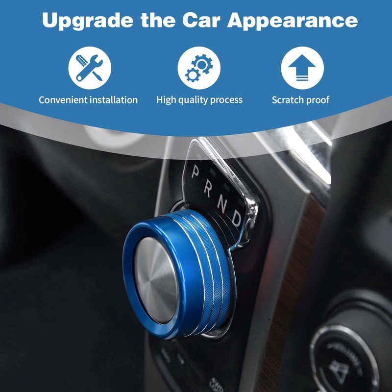PDKLIN for Durango Gear Shift Knob Cover Trim Ring for