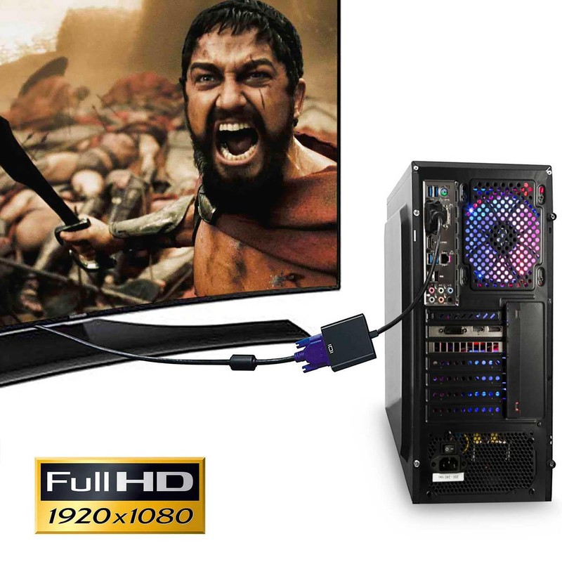 OcioDual DVI-D 24+1 to VGA Adapter, DVI-D Male to VGA