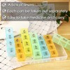 Large Pill Box, Pill Organiser Tablet Organiser Pill Boxes 7