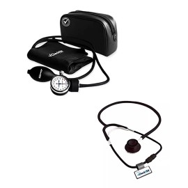 CheckATek Kit Doble Baumanometro Popular Negro