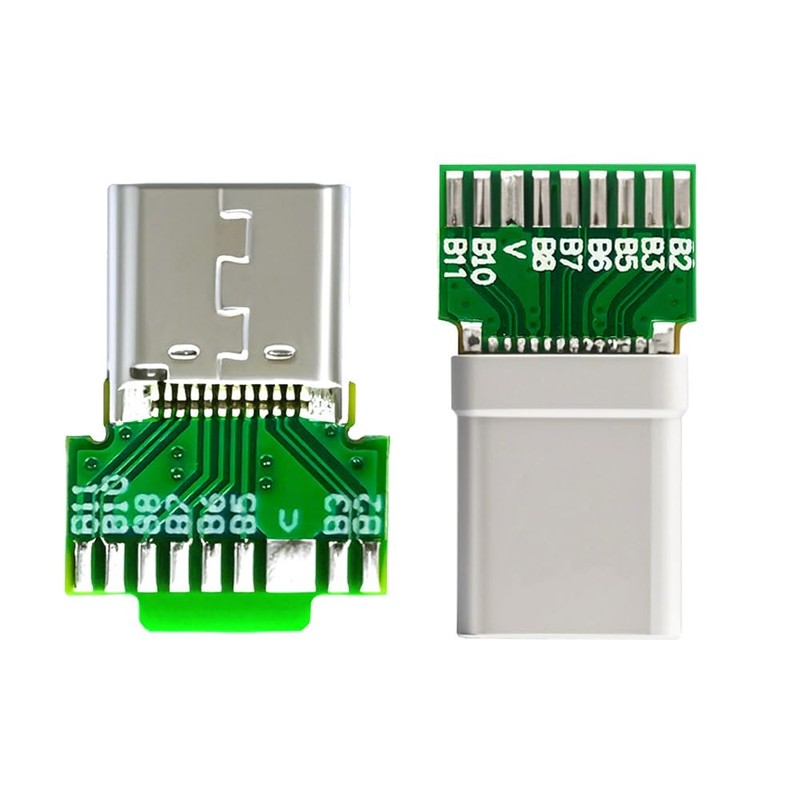 NFHK Connector 2pcs/lot OEM DIY USB-C USB 3.1 Type-C Male