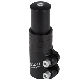 Satori Heads-UP4 Bicycle Stem Riser 1-1/8" - Adjustable Handlebar Height Extension - Mountain Bike Fork Stem Extender Raise