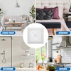 Mipcase Bathroom Ceiling Fan Grille Cover Replacement Vent for Square