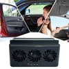 Car Window Fan - Solar Auto Cooling Exhaust Cycle Fan